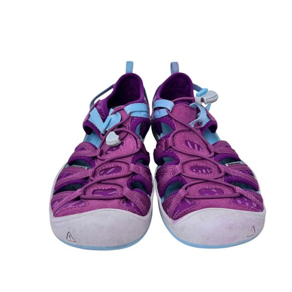 Keen‎ Moxie Sandal Kid's US 4 Purple Cinch Bungee Closed Toe Rubber Sole 1019258 - Picture 3 of 8